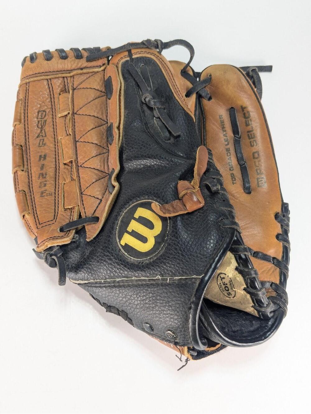Wilson Baseball Glove A2476 Pro Select Dual Hinge 12.5" Leather RIGHT HAND THROW